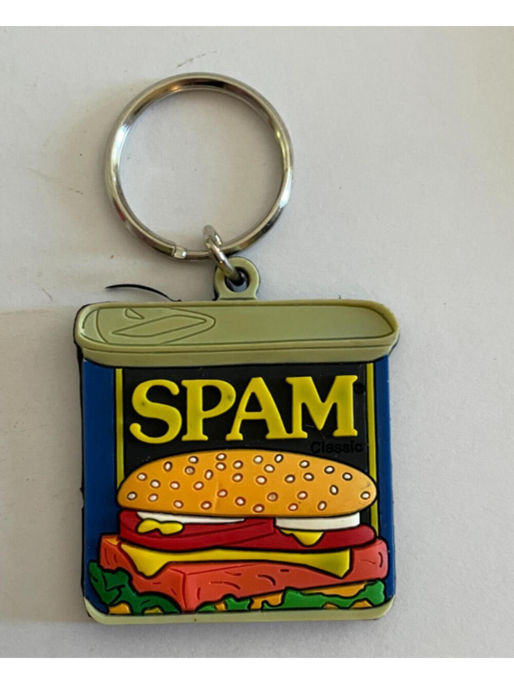 Spam Canned Ham Keychain Key Chain